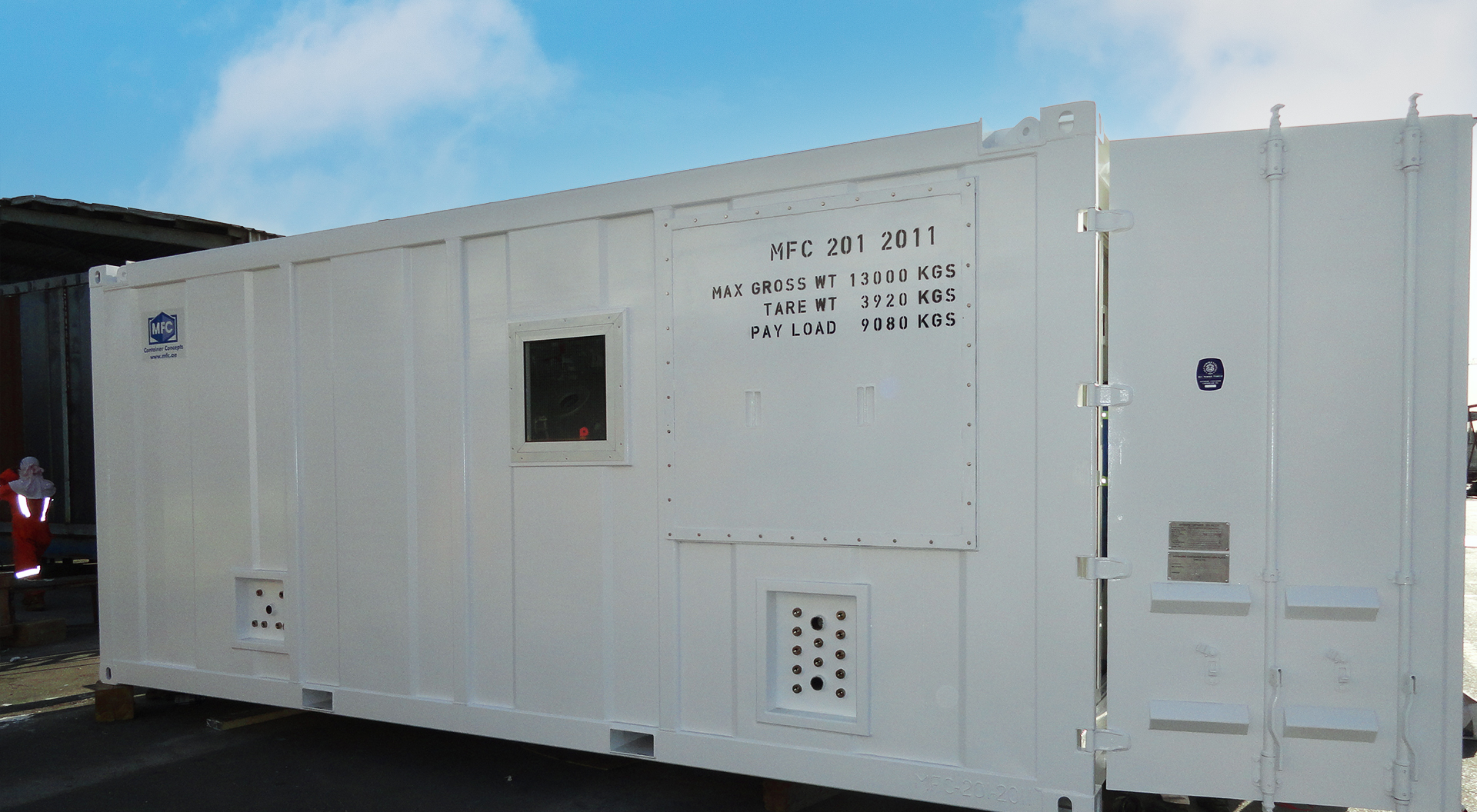 Custom built 20ft container with DNV Standards